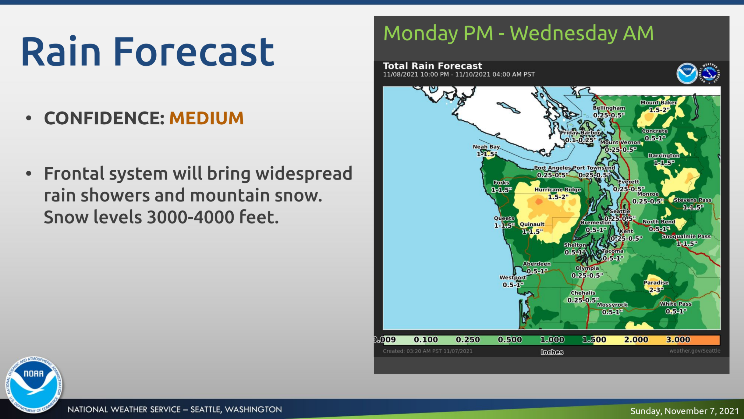 Another Active Weather Week Ahead For Puget Sound: Forecast