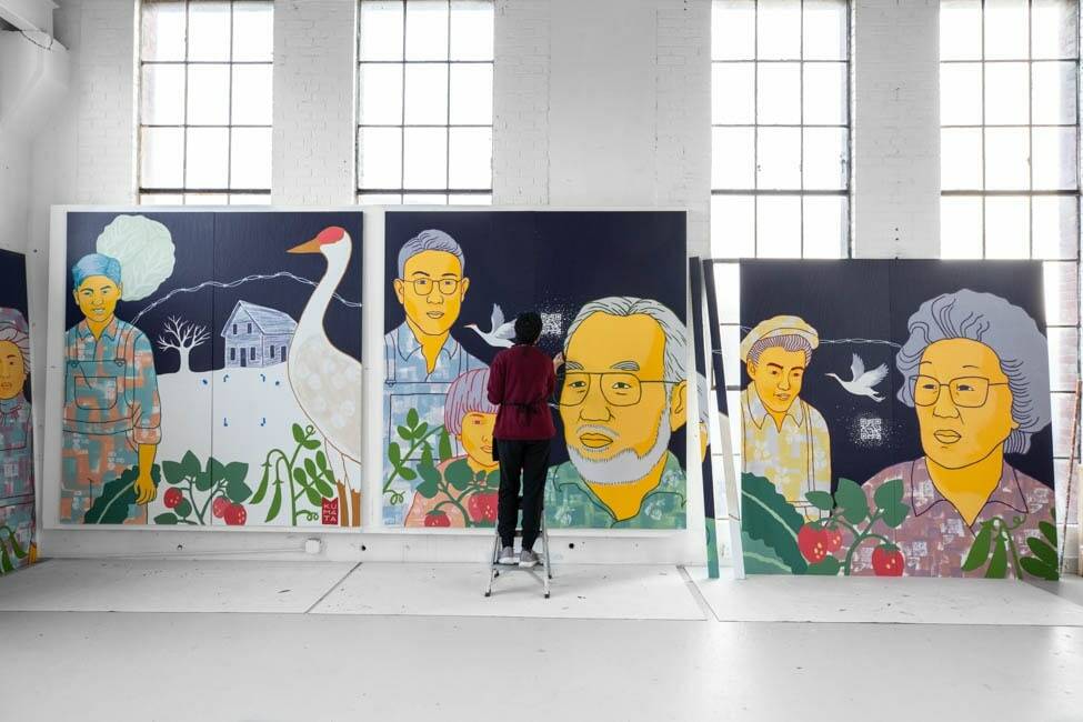 Japanese American artist to showcase mural on Day of Remembrance