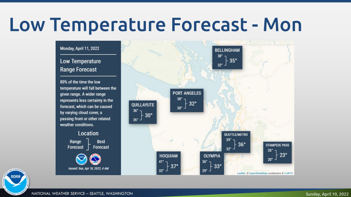 Cold, Wet Weather Lingers For Another Week: Puget Sound Forecast