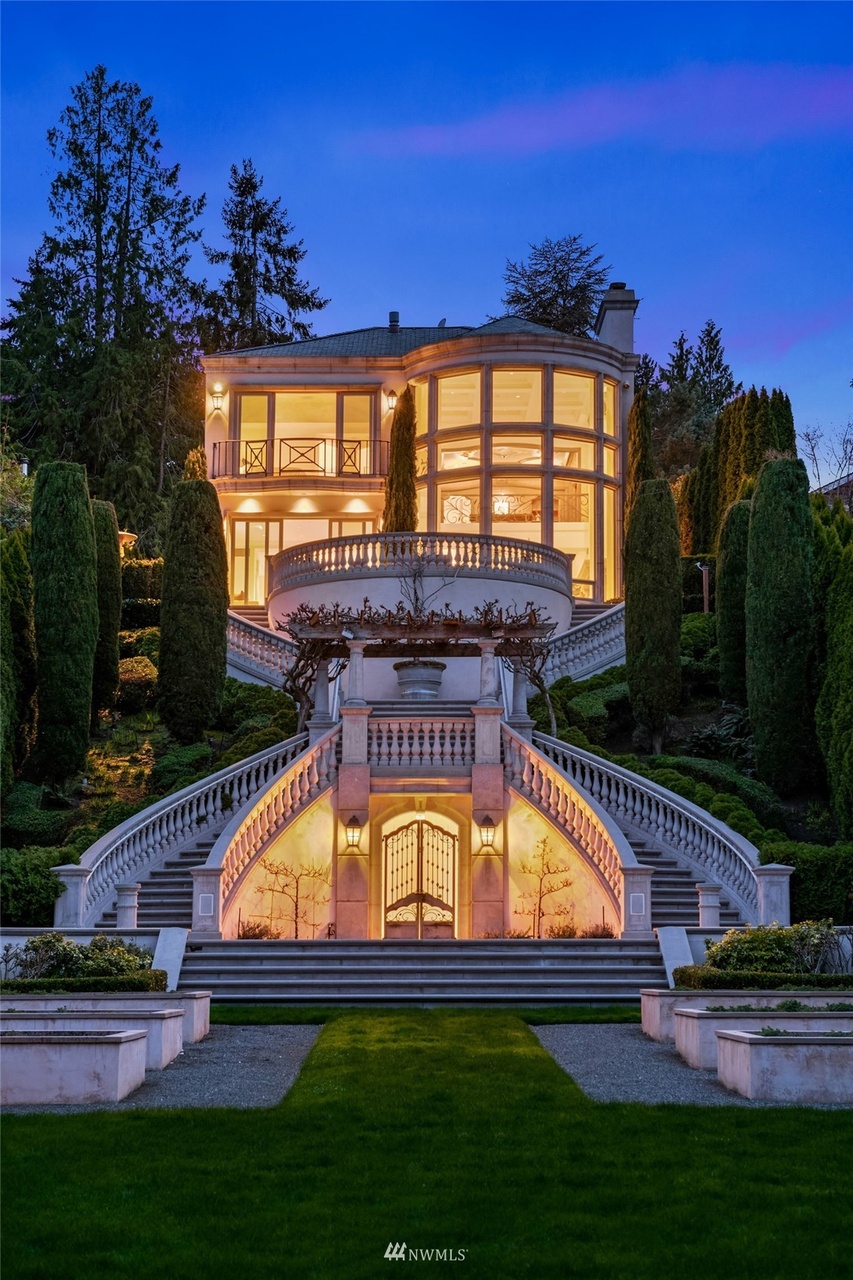 Home of the Month: Medina Waterfront Masterpiece with Sweeping Views, $28.388M