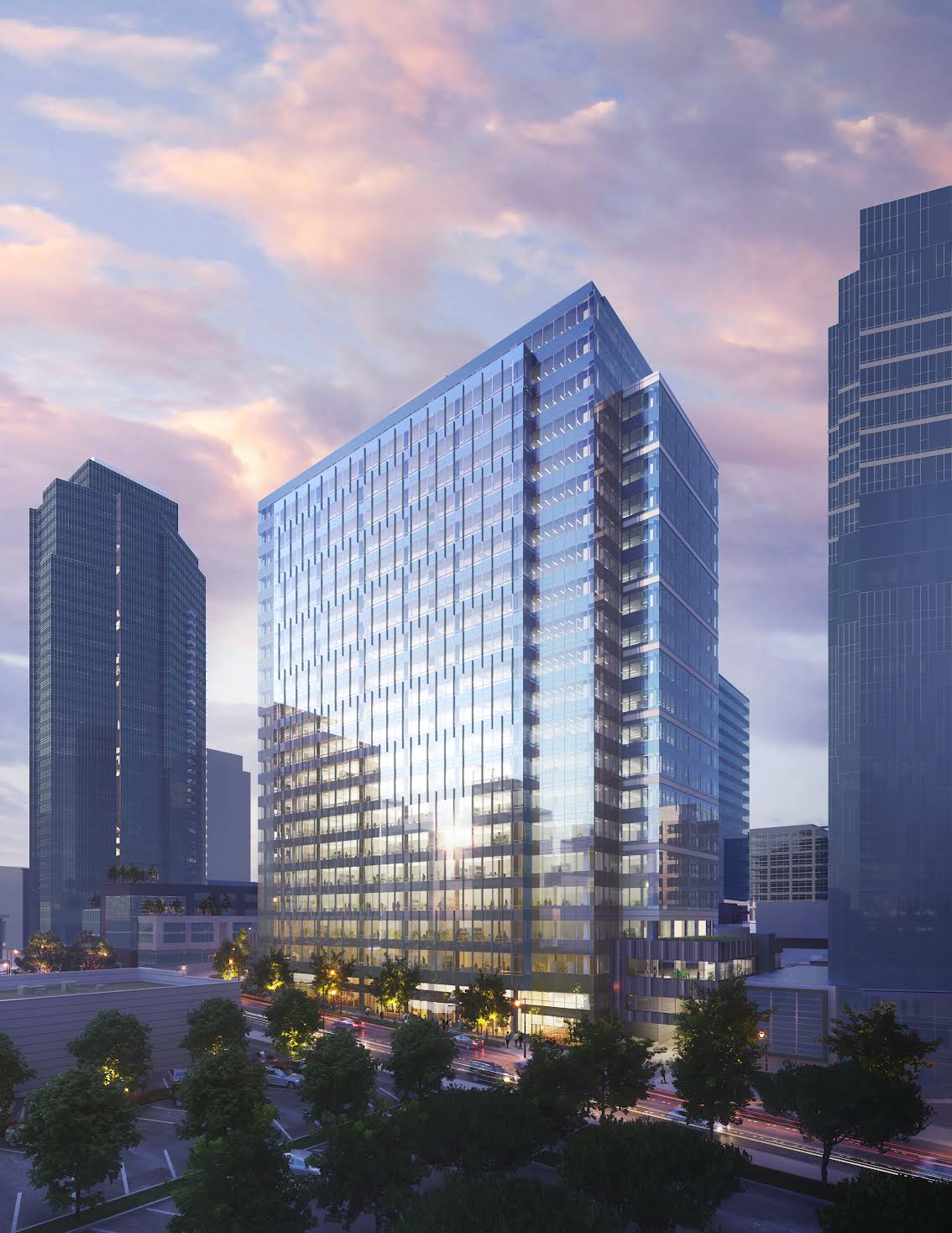 Construction Begins on 21-Story Office Building in Bellevue